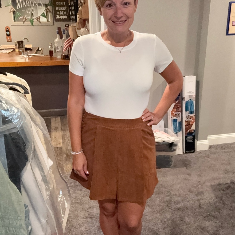 Corduroy Skort